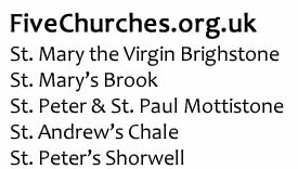 Five Churches of Brighstone, Brook, Mottistone, Chale & Shorwell